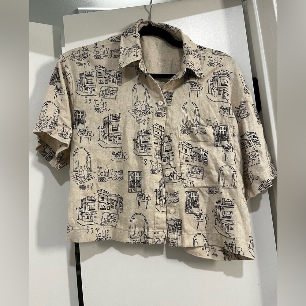 Abercrombie & Fitch vacation crop top